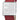 QLOCKTWO W Pure White Watch with Red French-Grain Leather Strap